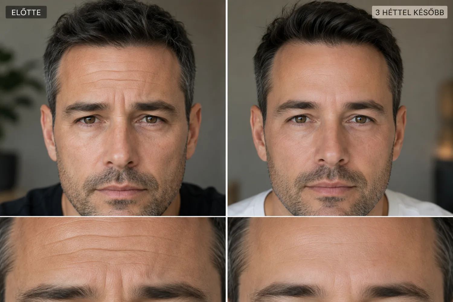 Botulinumtoxin előtte / utána