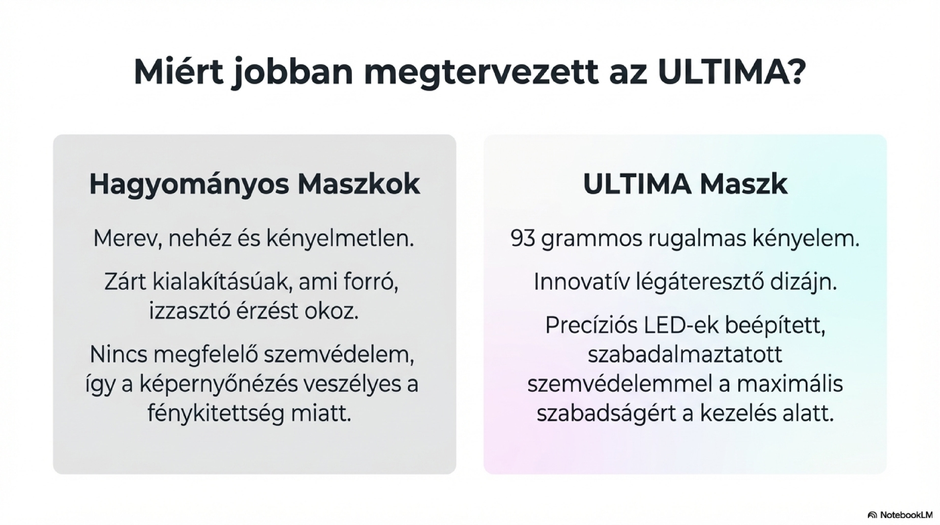 11/12 — ULTIMA vs hagyományos